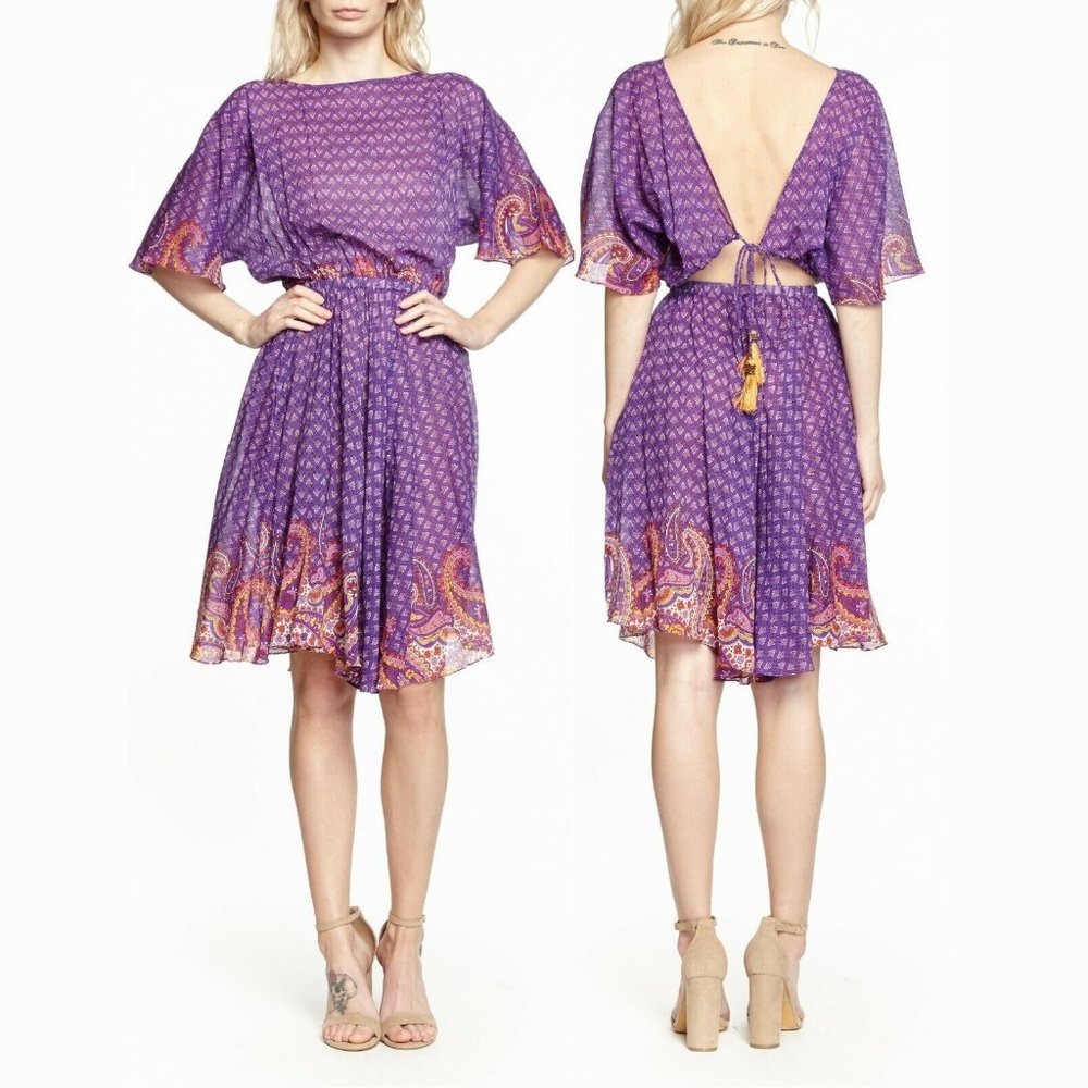 Aratta Paradise Dress • Small • Boho • Purple NWT